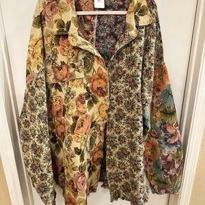 POL Floral Tapestry Jacket